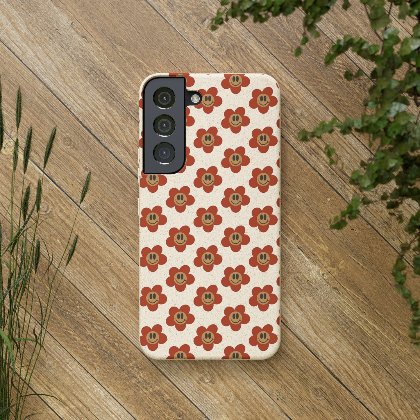 Flower Smiley Bio Phone Case