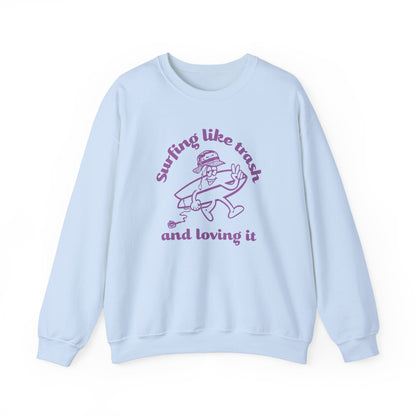 42 | Surfing like trash Unisex Crewneck Sweatshirt