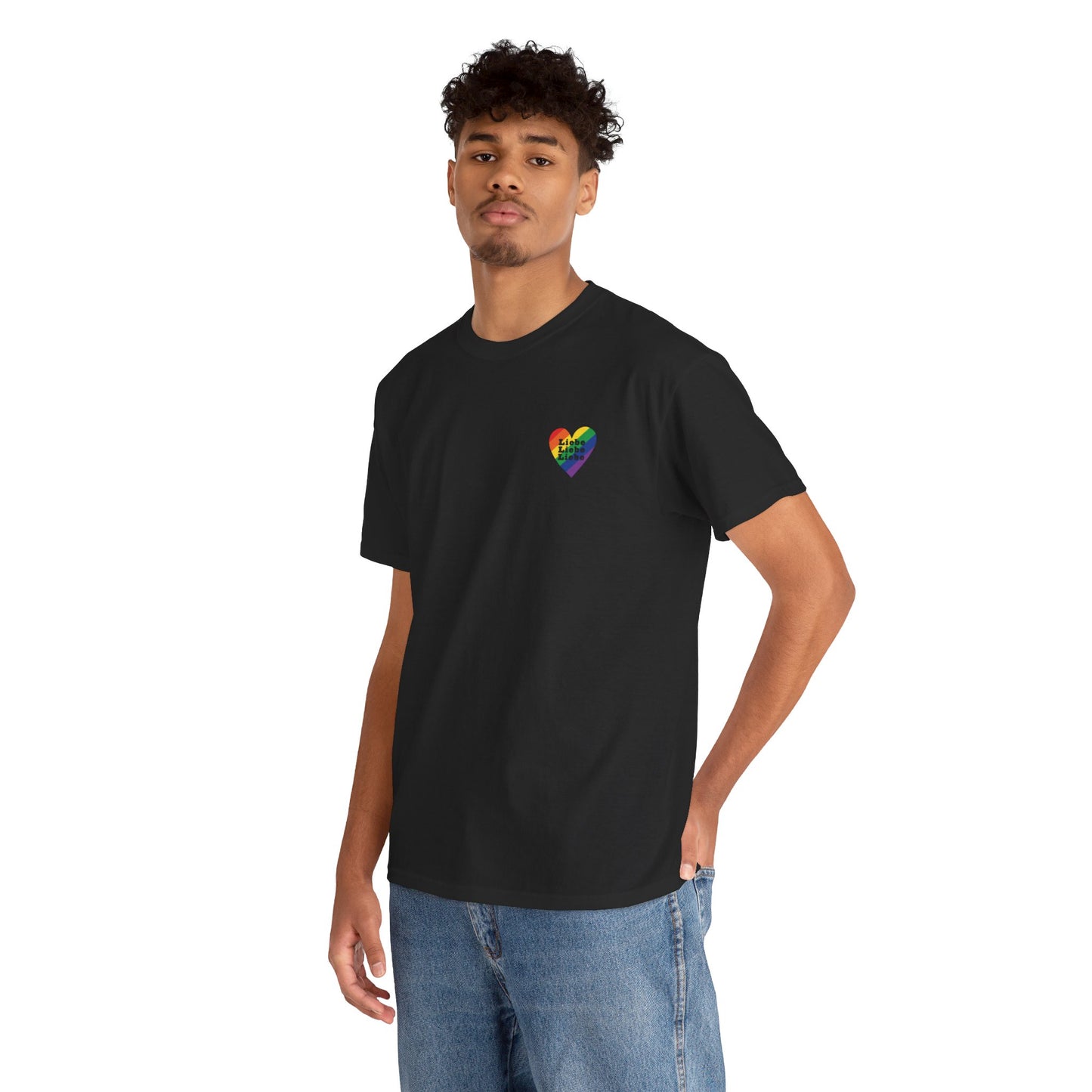 SPECIAL EDITION | PRIDE Rainbow Heart LIEBE Shirt