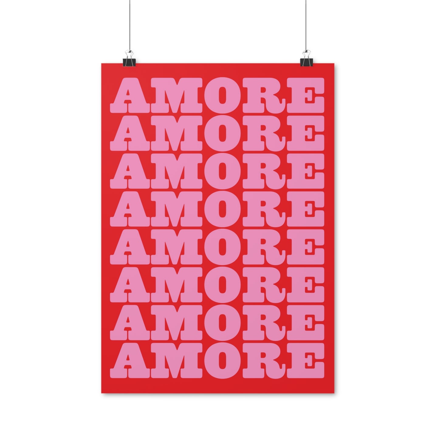 SPECIAL EDITION | Amore Pink Red Poster