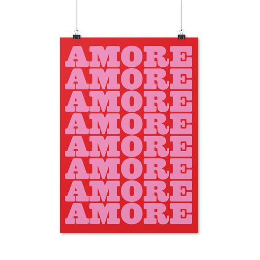 SPECIAL EDITION | Amore Pink Red Poster