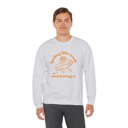 42 | Surfing like trash Unisex Crewneck Sweatshirt