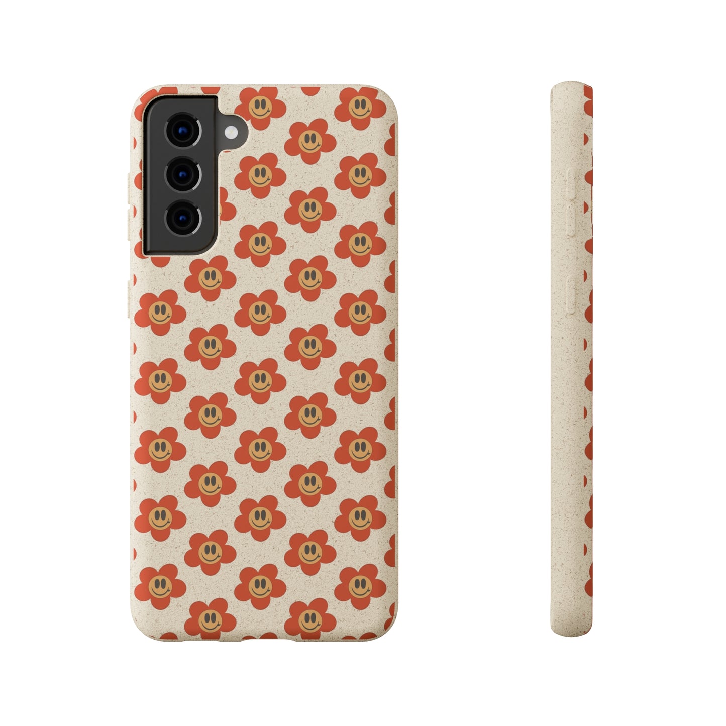 Flower Smiley Bio Phone Case