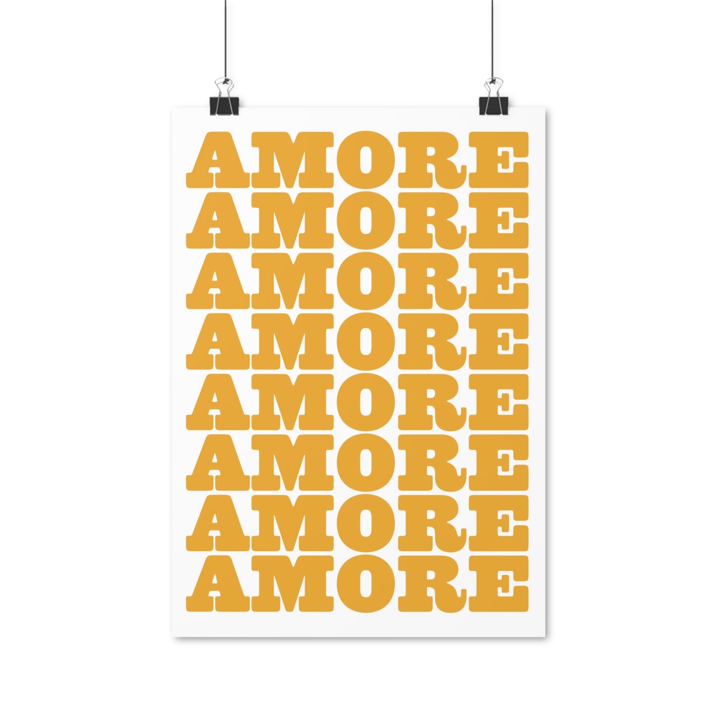 SPECIAL EDITION | Amore Yellow Poster