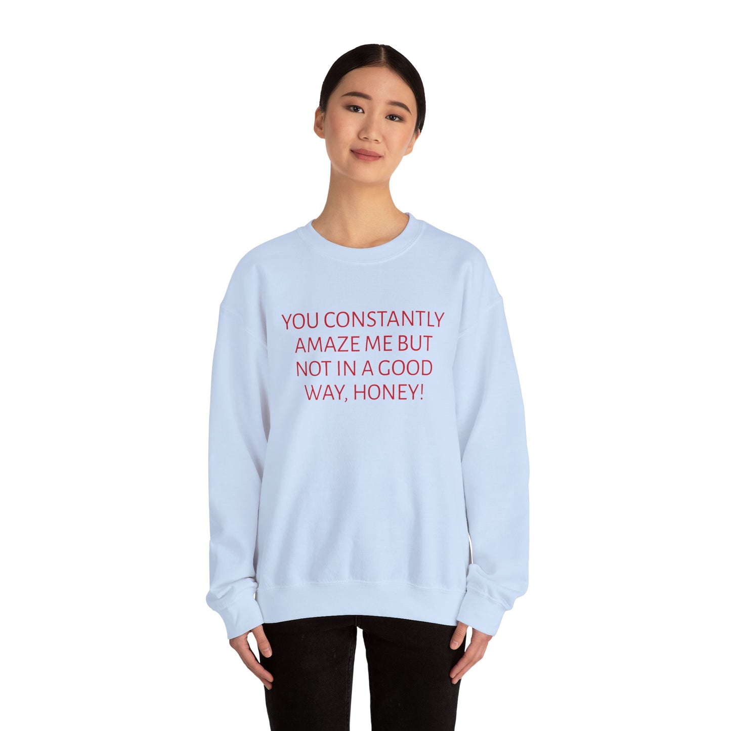 Amazed Unisex Crewneck Sweatshirt