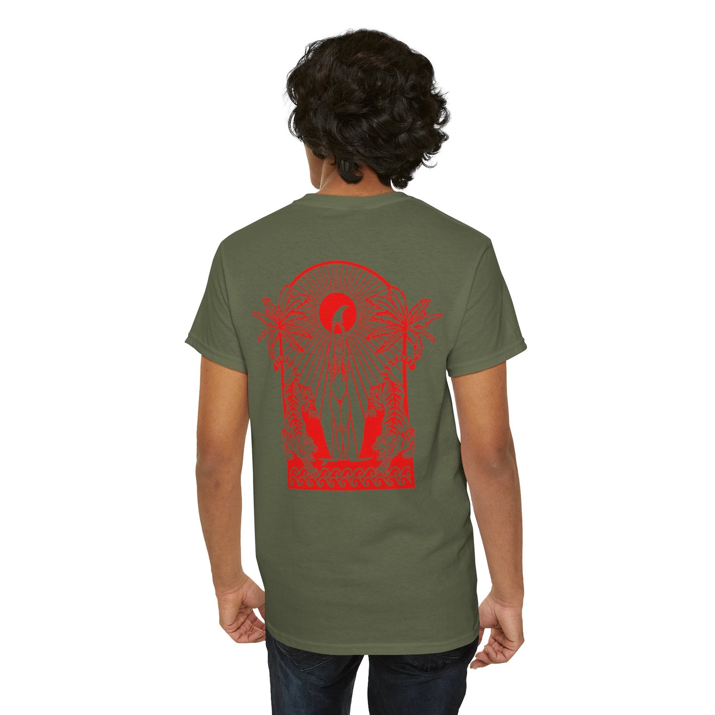 01 | Surfers Classic Unisex Shirt Red Design