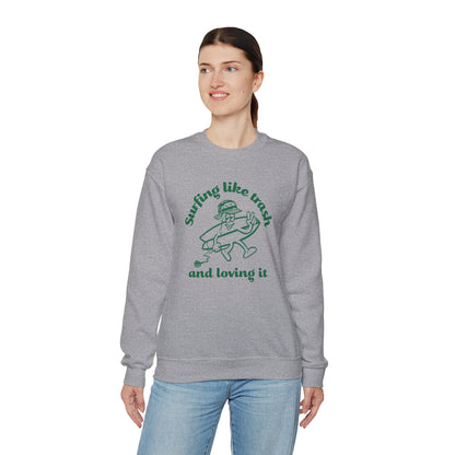 42 | Surfing like trash Unisex Crewneck Sweatshirt