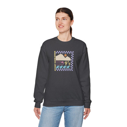 Beach Bum V Colorful Unisex Crewneck Sweatshirt