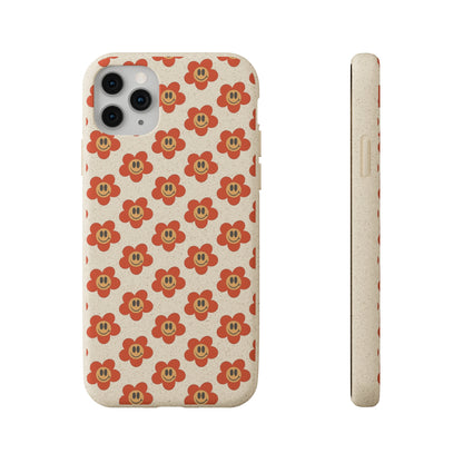 Flower Smiley Bio Phone Case