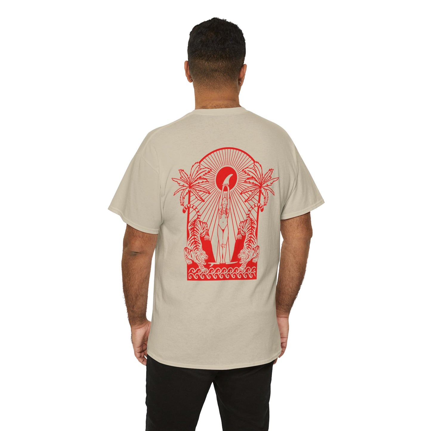 01 | Surfers Classic Unisex Shirt Red Design