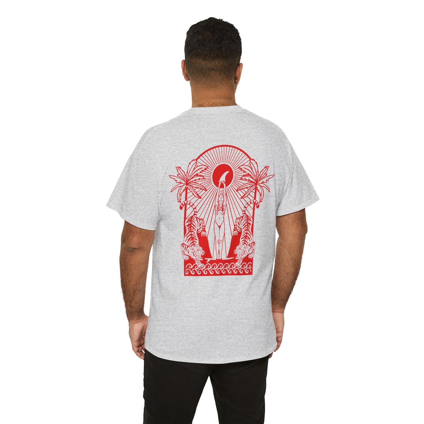 01 | Surfers Classic Unisex Shirt Red Design