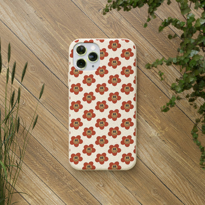 Flower Smiley Bio Phone Case