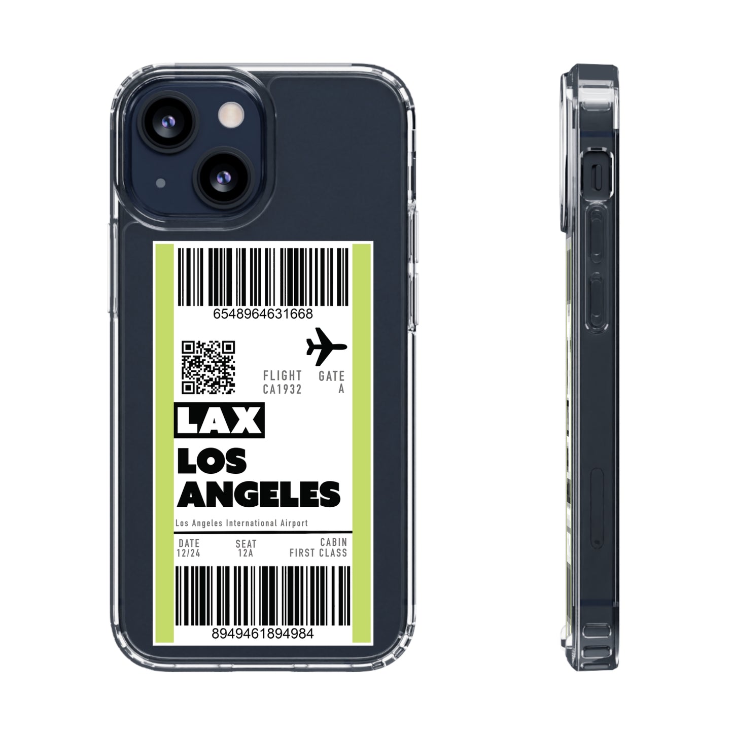 Clear Case LAX Boarding Pass