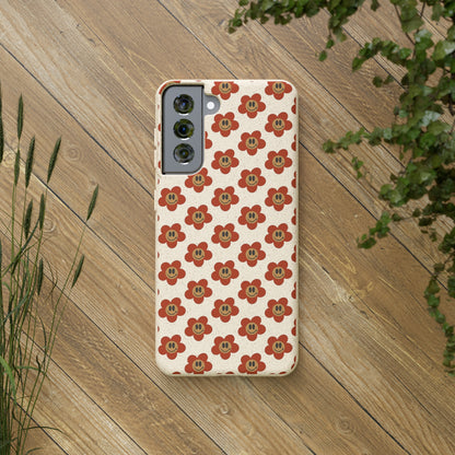 Flower Smiley Bio Phone Case