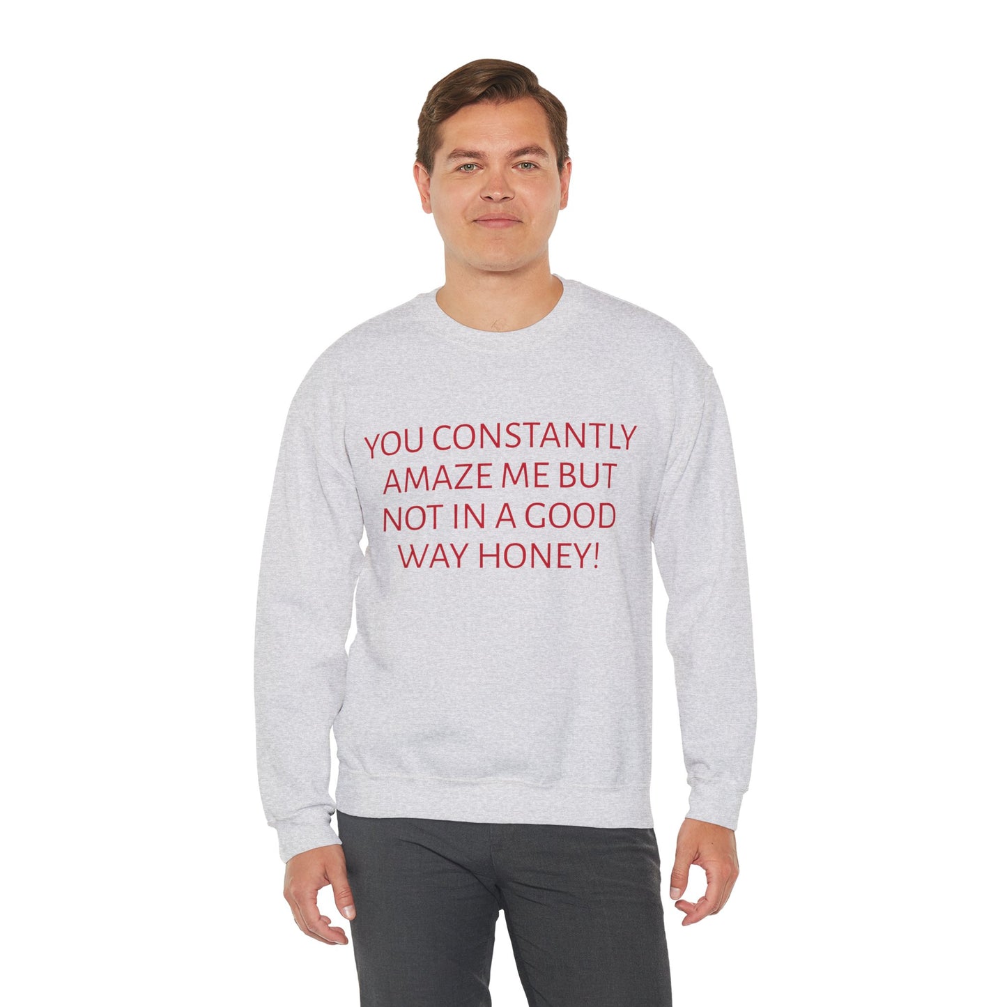 Amazed Unisex Crewneck Sweatshirt