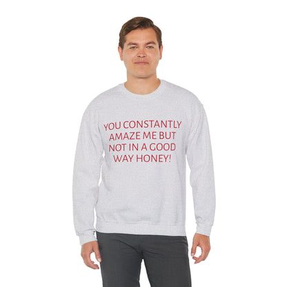 Amazed Unisex Crewneck Sweatshirt