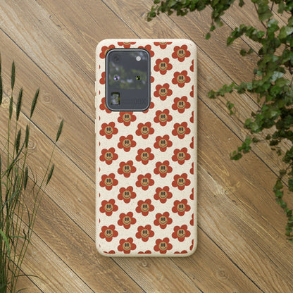 Flower Smiley Bio Phone Case