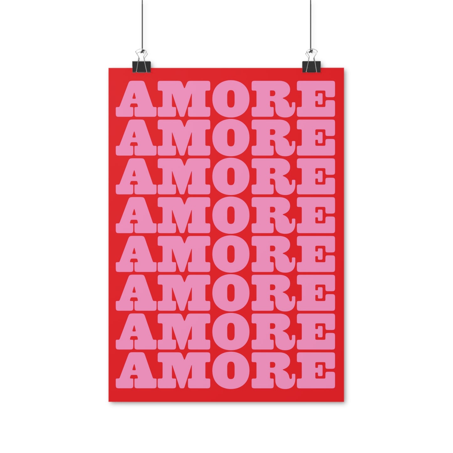 SPECIAL EDITION | Amore Pink Red Poster