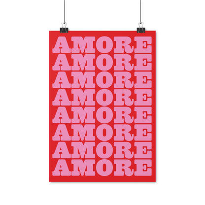 SPECIAL EDITION | Amore Pink Red Poster