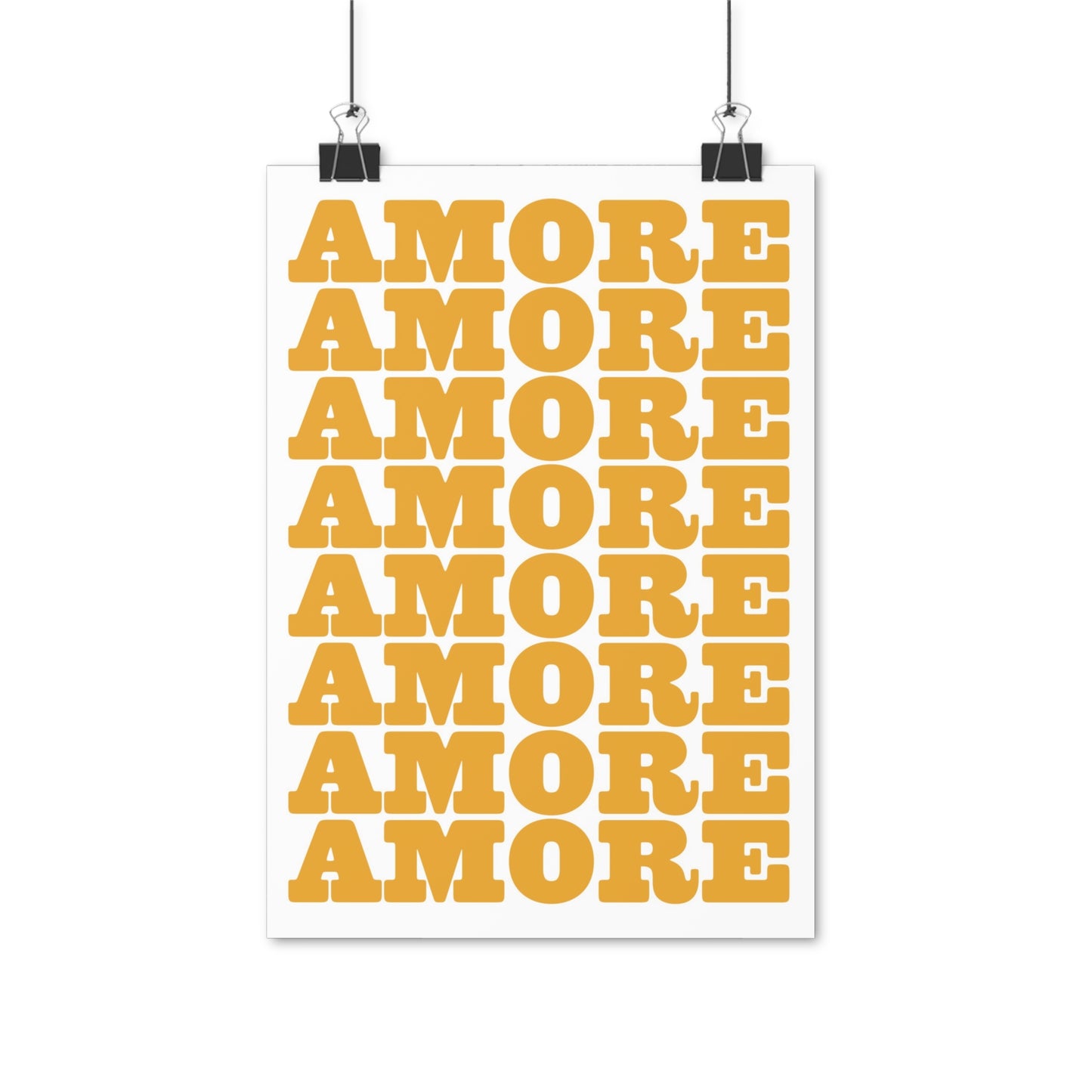 SPECIAL EDITION | Amore Yellow Poster