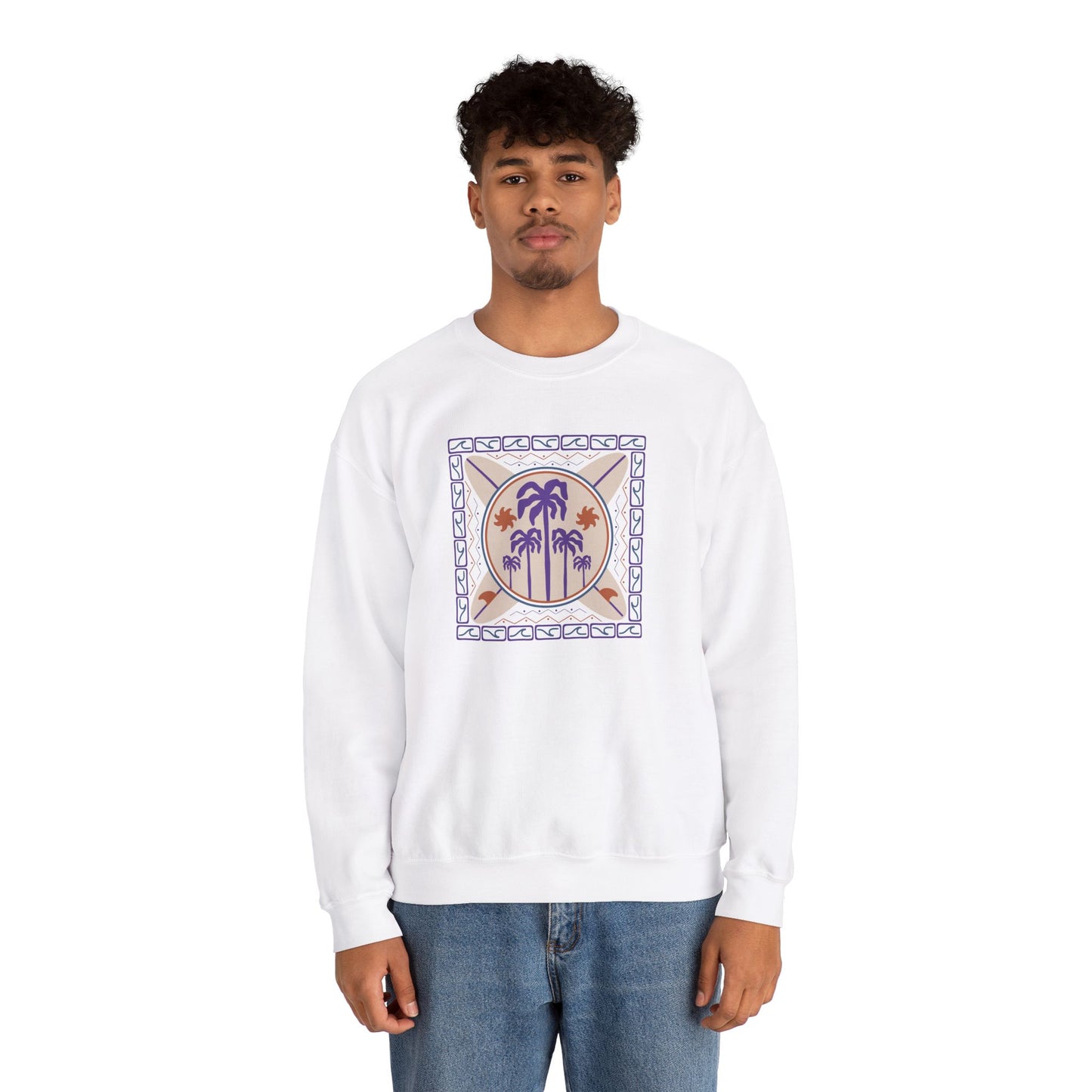 Palm Paradise Crewneck Sweatshirt II