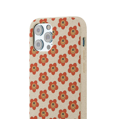 Flower Smiley Bio Phone Case