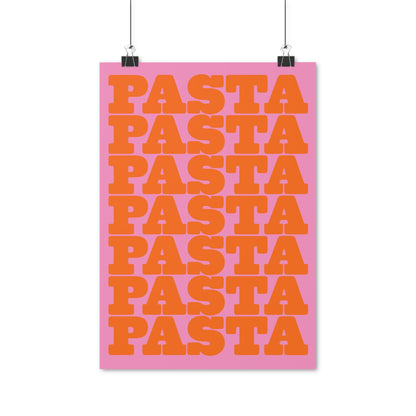 SPECIAL EDITION | Pasta Orange Pink Poster