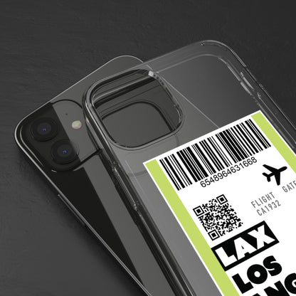 Clear Case LAX Boarding Pass