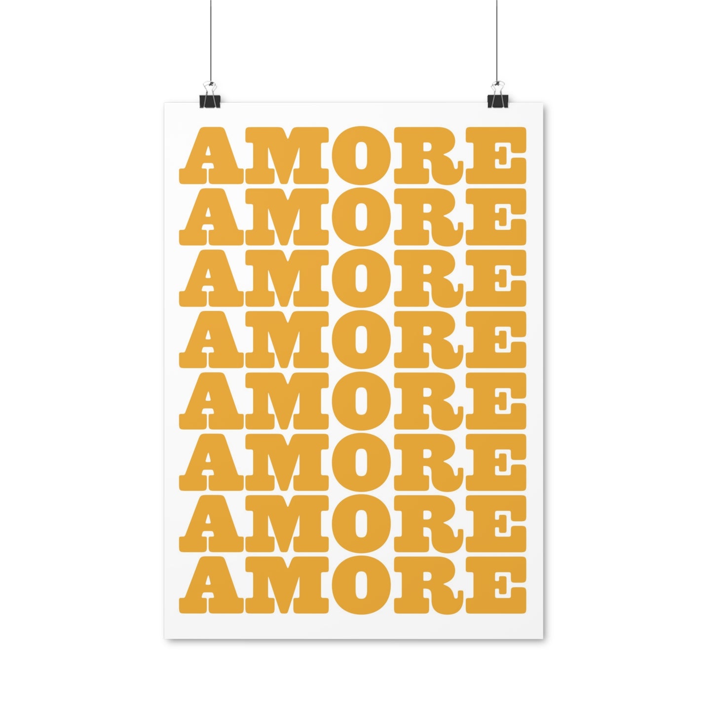 SPECIAL EDITION | Amore Yellow Poster