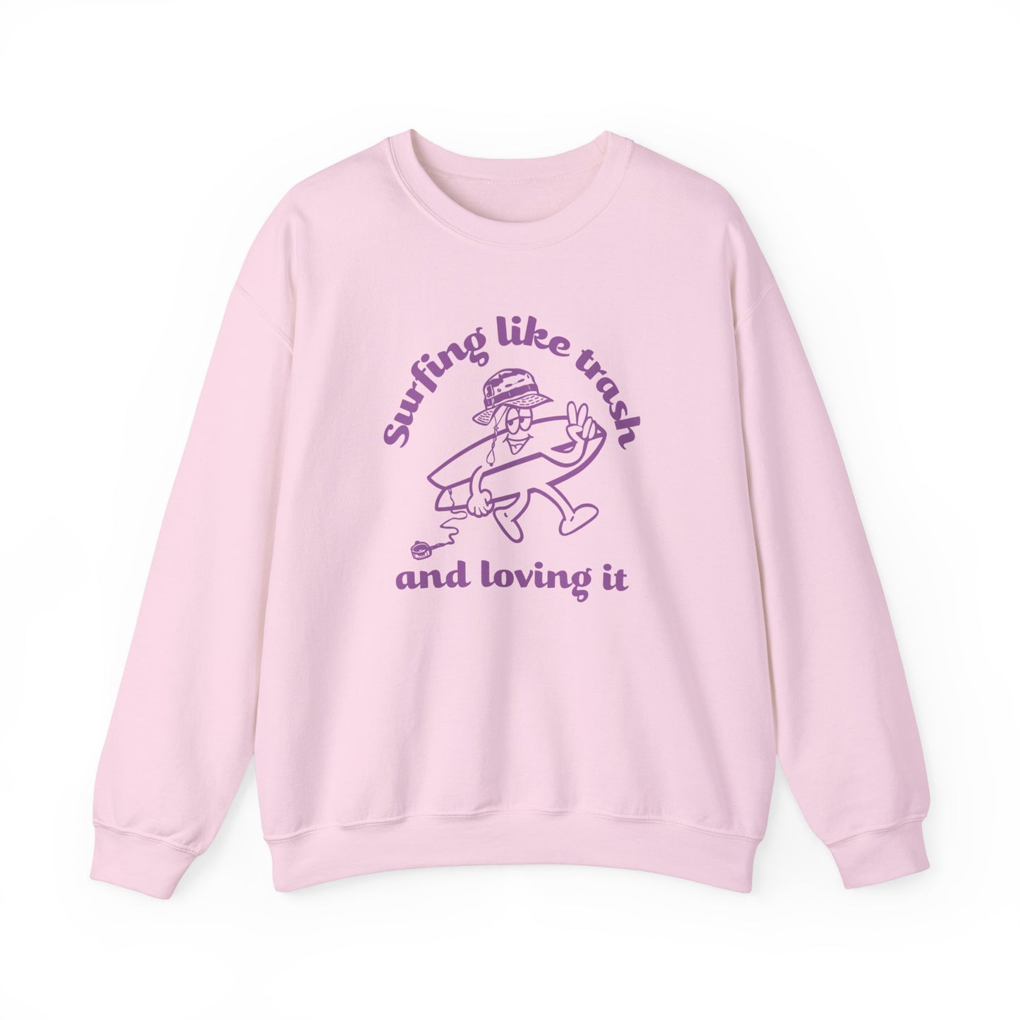 42 | Surfing like trash Unisex Crewneck Sweatshirt