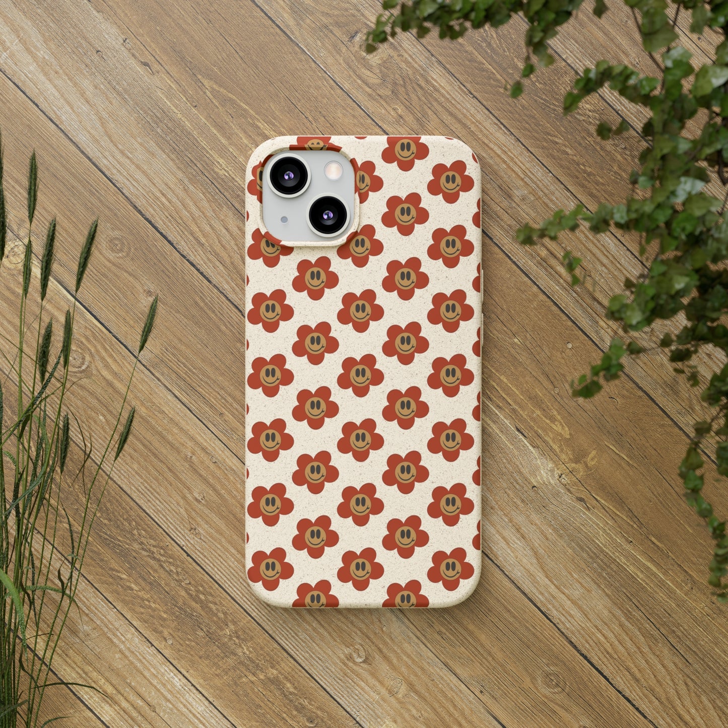 Flower Smiley Bio Phone Case