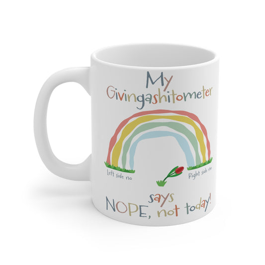 Givingashitometer Mug