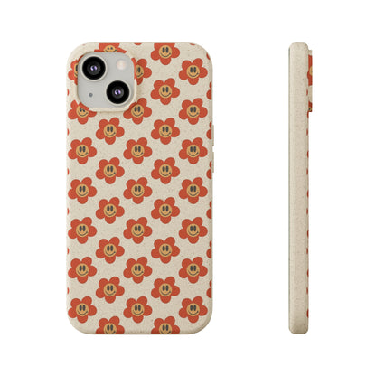 Flower Smiley Bio Phone Case