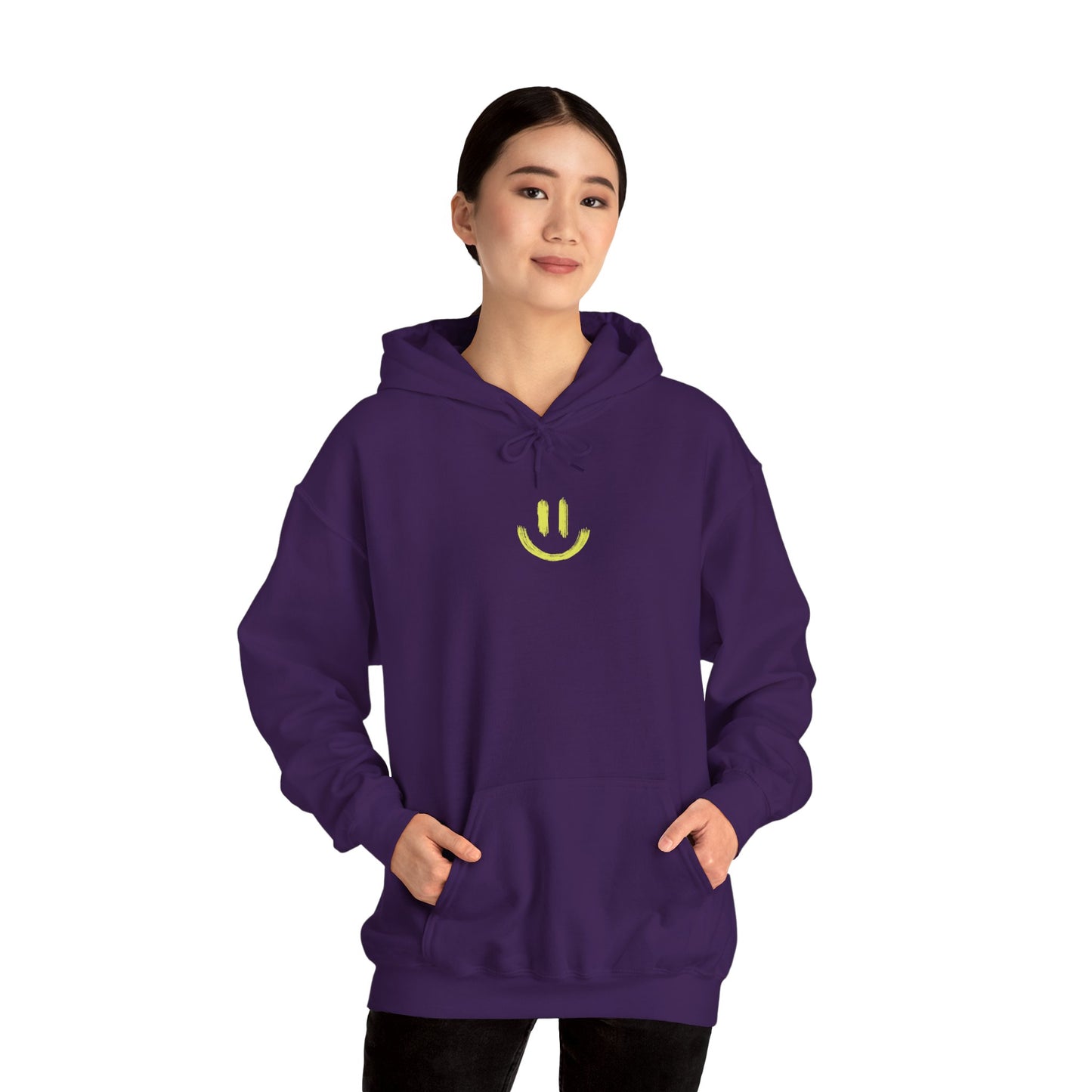 Focus on happy Unisex Hooded Sweatshirt