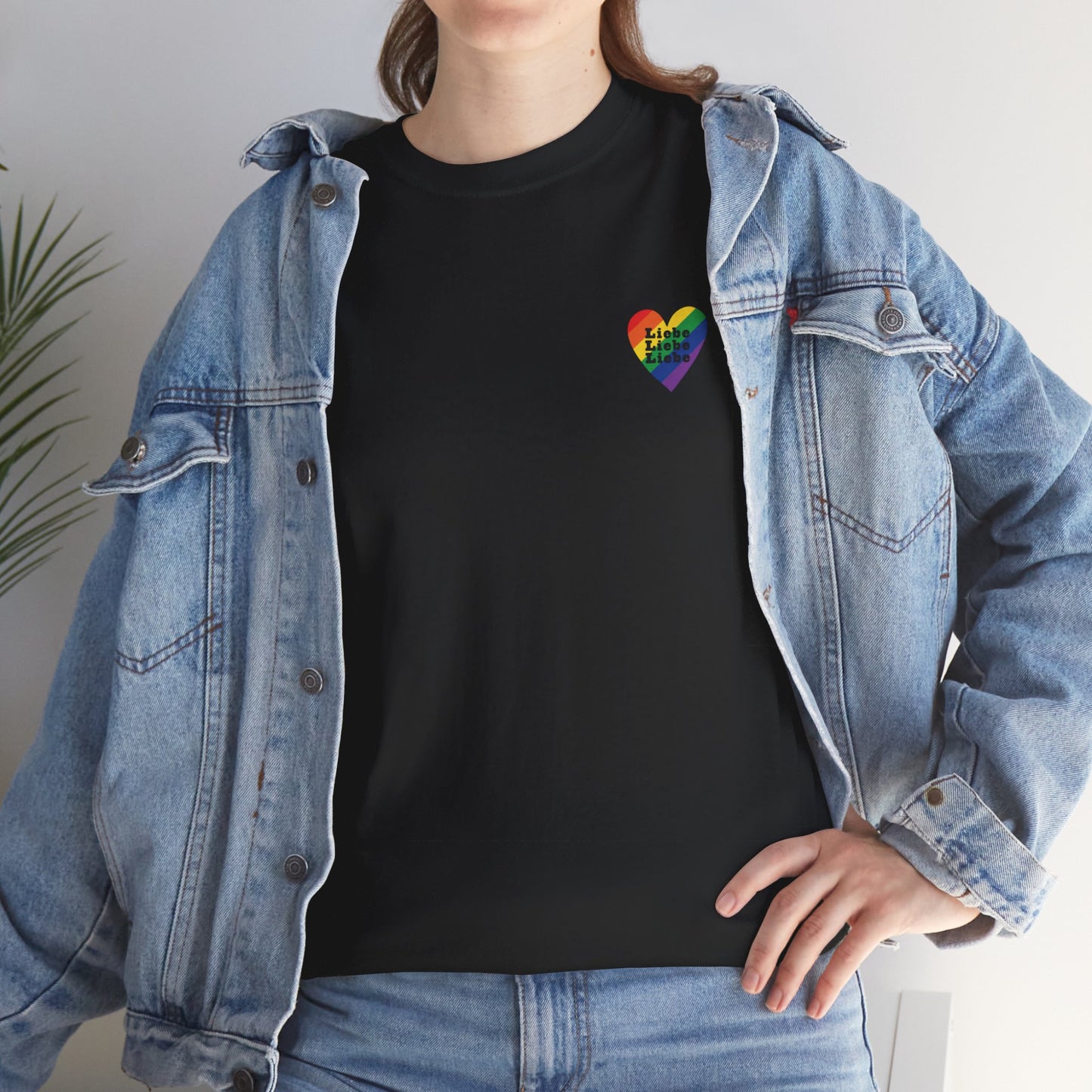 SPECIAL EDITION | PRIDE Rainbow Heart LIEBE Shirt