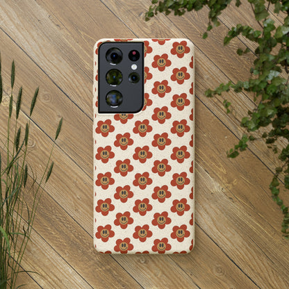 Flower Smiley Bio Phone Case