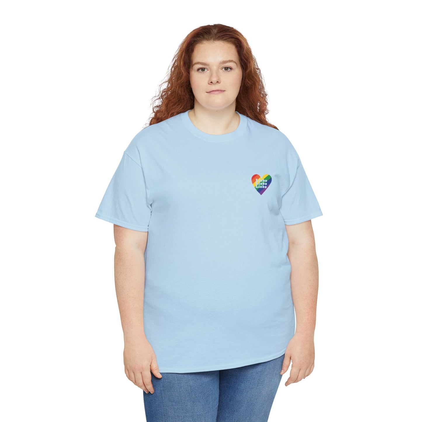 SPECIAL EDITION | PRIDE Rainbow Heart LIEBE Shirt