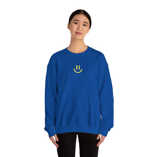 Focus on happy Unisex Crewneck Sweatshirt