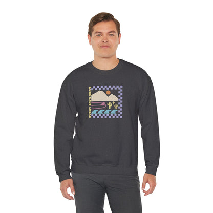 Beach Bum V Colorful Unisex Crewneck Sweatshirt