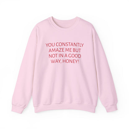 Amazed Unisex Crewneck Sweatshirt