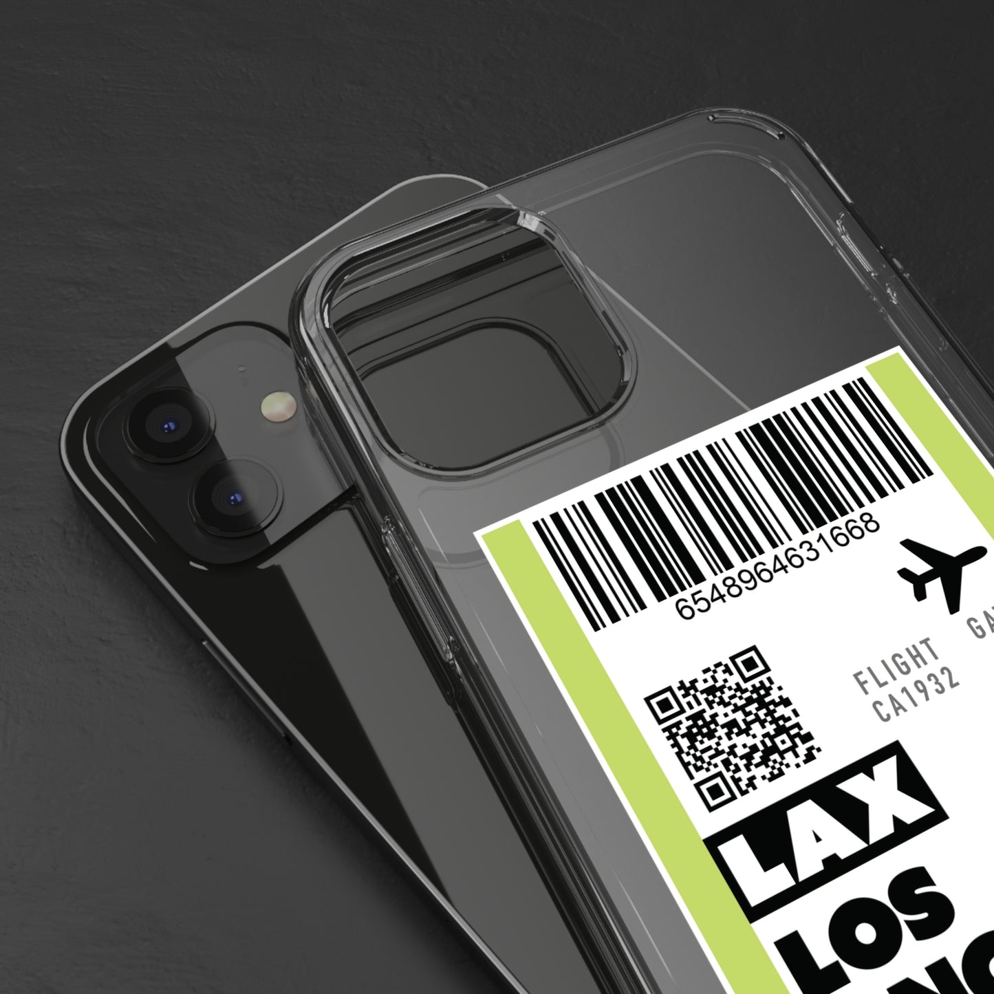 Clear Case LAX Boarding Pass