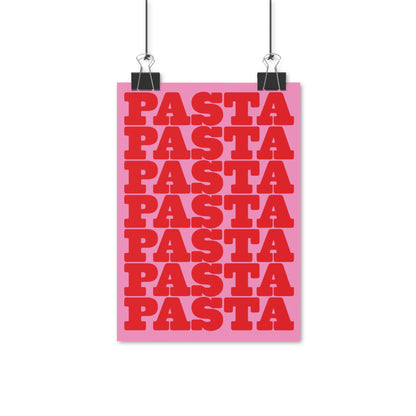 SPECIAL EDITION | Pasta Pink Red Poster