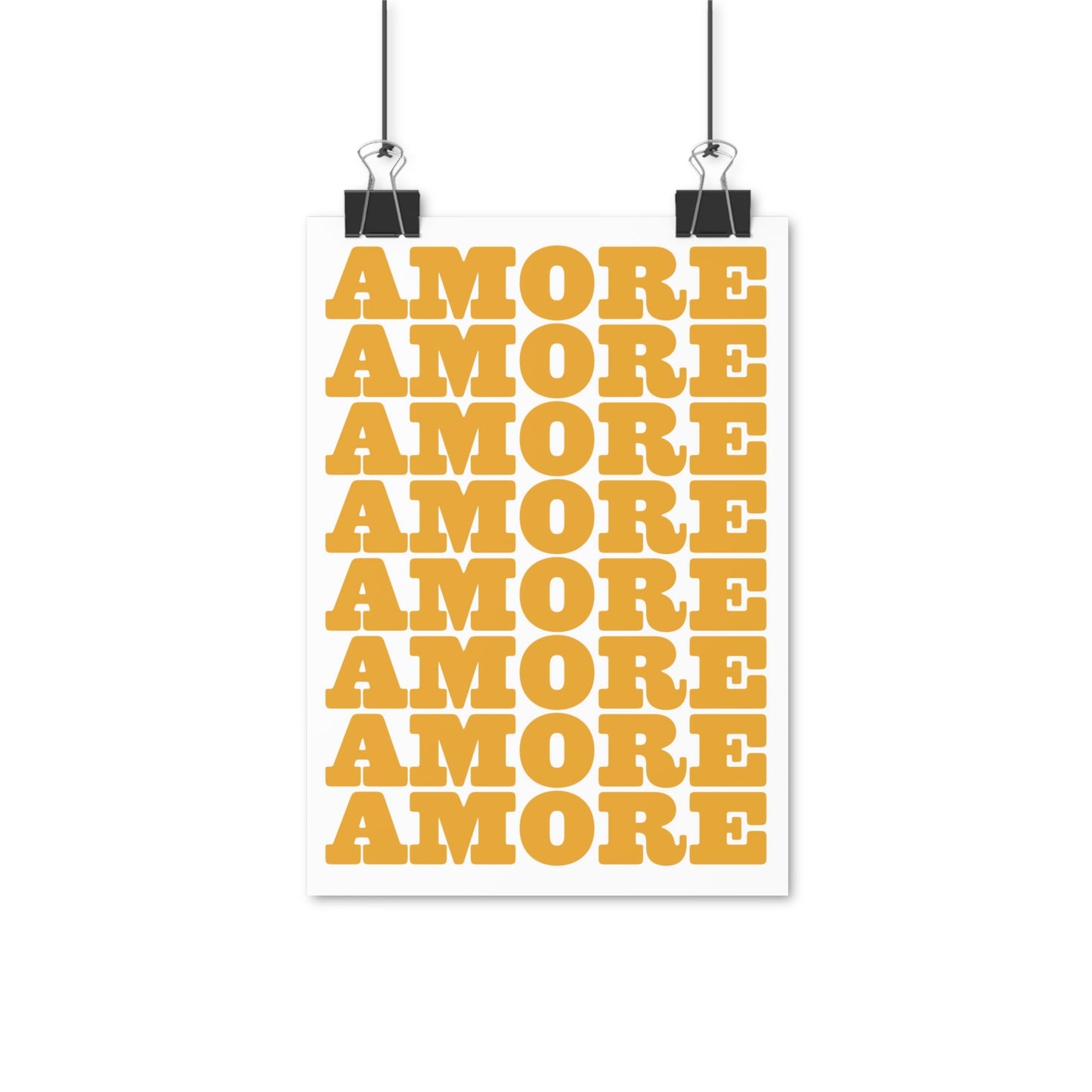 SPECIAL EDITION | Amore Yellow Poster