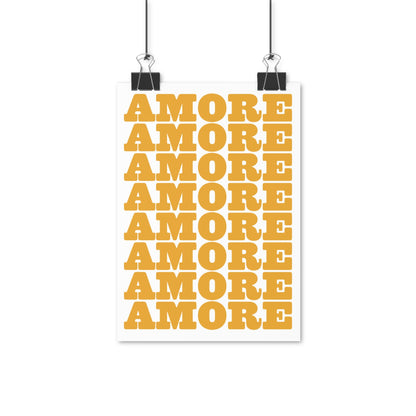 SPECIAL EDITION | Amore Yellow Poster