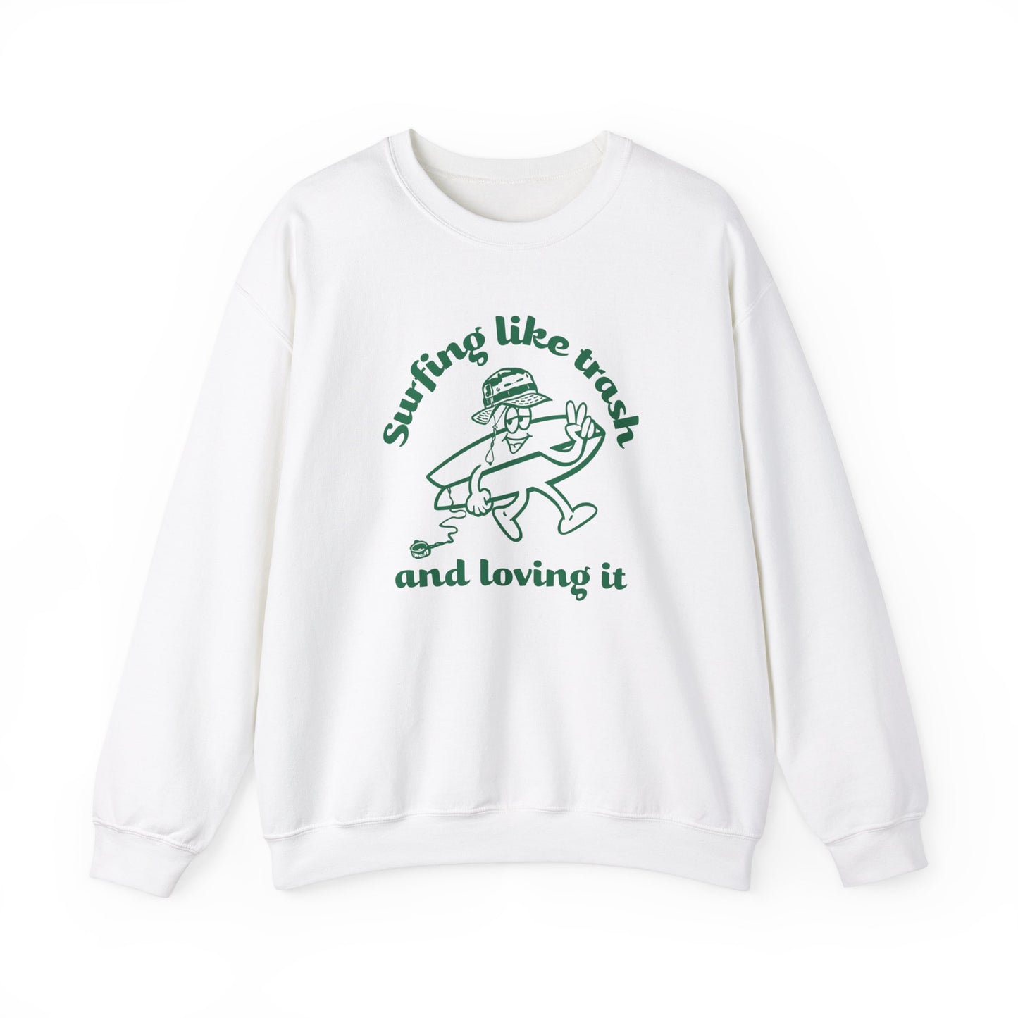 42 | Surfing like trash Unisex Crewneck Sweatshirt