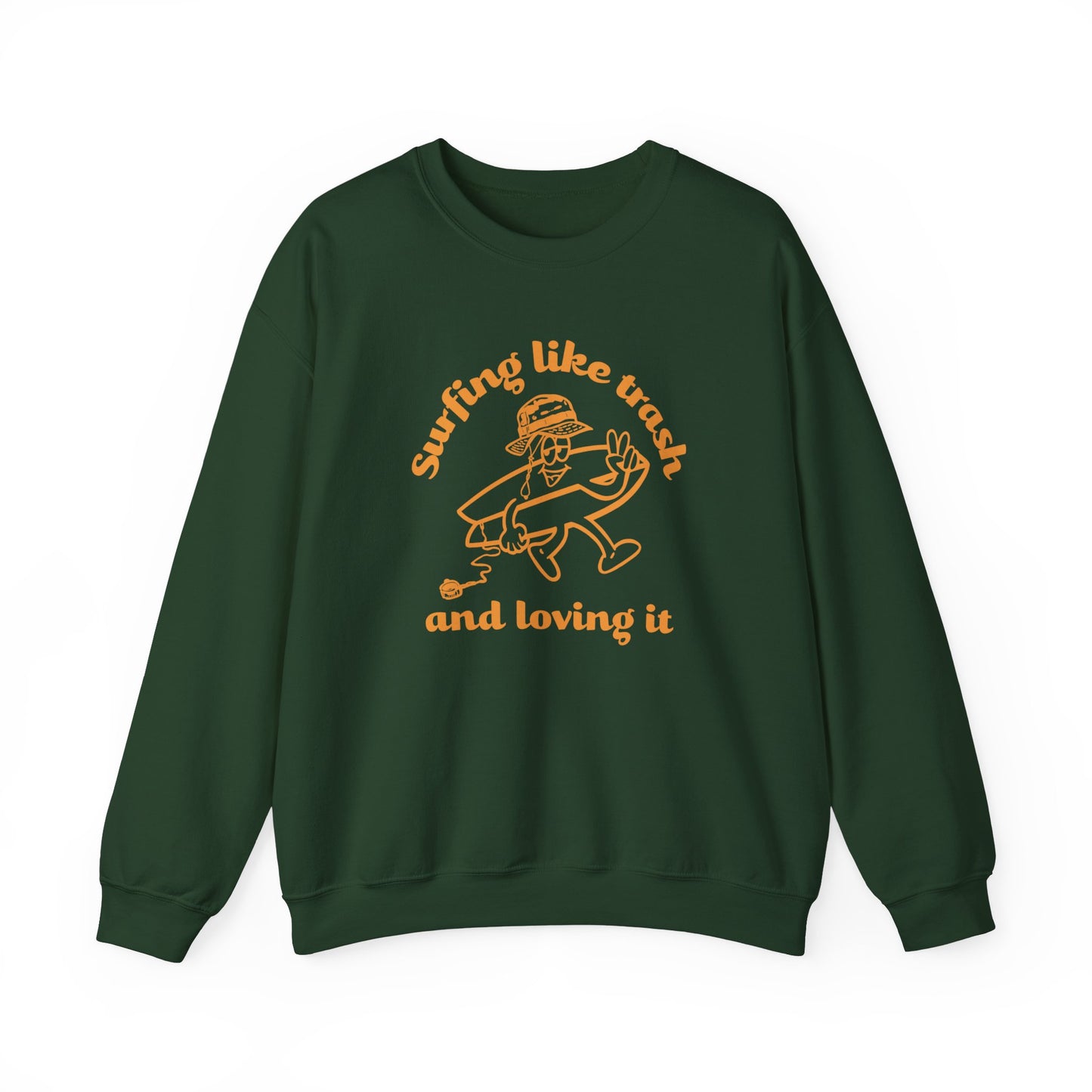 42 | Surfing like trash Unisex Crewneck Sweatshirt