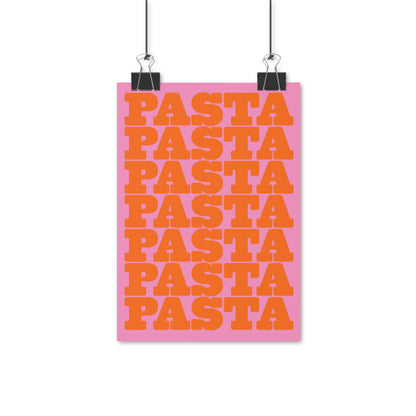 SPECIAL EDITION | Pasta Orange Pink Poster