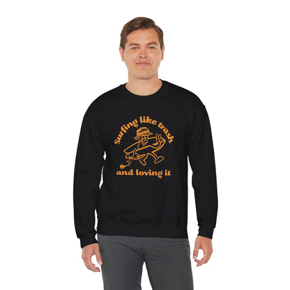 42 | Surfing like trash Unisex Crewneck Sweatshirt