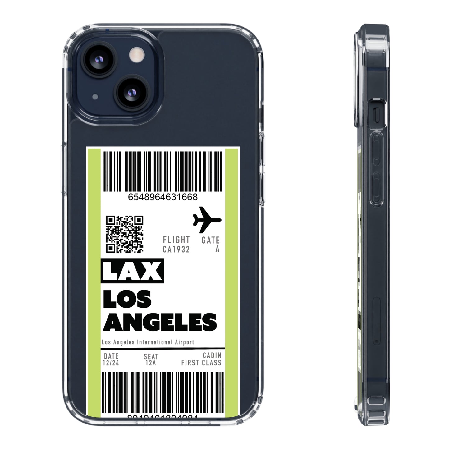 Clear Case LAX Boarding Pass