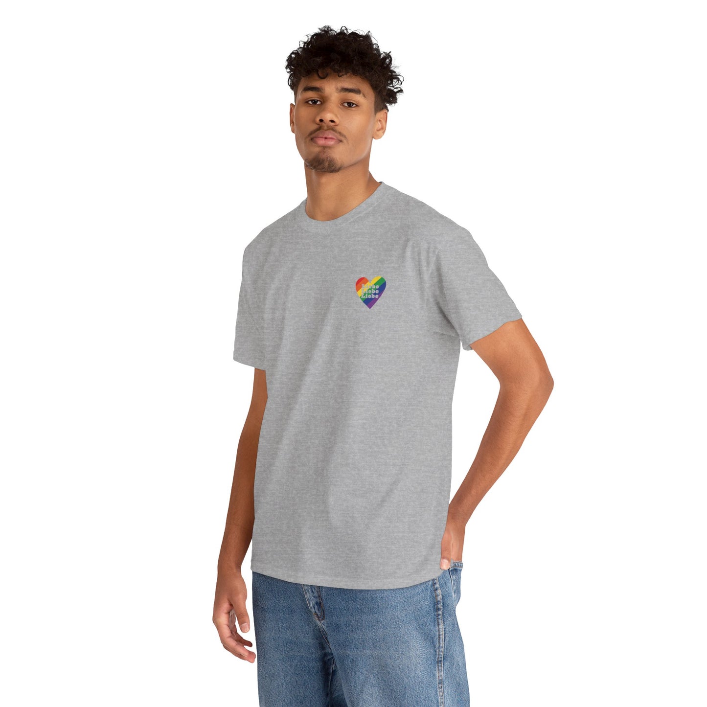 SPECIAL EDITION | PRIDE Rainbow Heart LIEBE Shirt